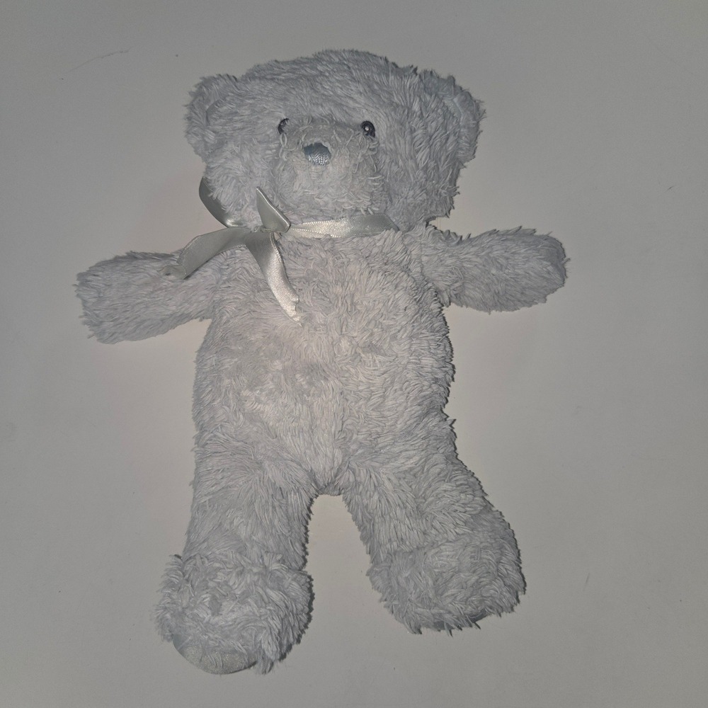 Baby GUND My First Teddy Blue Plush Stuffed Animal Bear 12 Inch